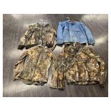 4 JACKETS SIZE MEDIUM, 2XL, XL