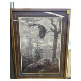 DANIEL SMITH SHROUDED FOREST EAGLE PRINT