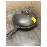 CAST IRON PAN W/LID