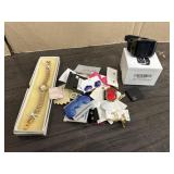 2 WATCHES & COSTUME JEWELRY