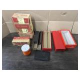 MISC COIN STORAGE BOXES