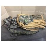 SIZE 2XL COVERALLS & SIZE 2XL HUNTING PANTS, BUGLE
