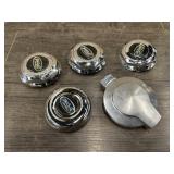 VINTAGE GAS CAP & FORD CENTER CAPS