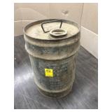 VINTAGE METAL BARREL