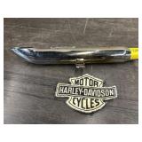 HARLEY DAVIDSON PATCH & TAIL PIPE