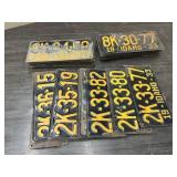LARGE LOT OF VINTAGE LICENSE PLATES