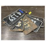 VINTAGE LICENSE PLATES