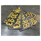 VINTAGE LICENSE PLATES