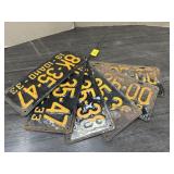 VINTAGE LICENSE PLATES