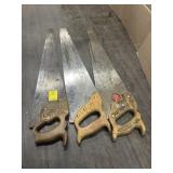 3 HAND SAWS