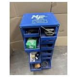 PLASTIC SHOP ORGANIZERS W/SUPPLIES