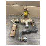 3 TOW HITCHES W/BALLS