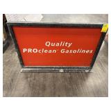 QUALITY GASOLINE SIGN