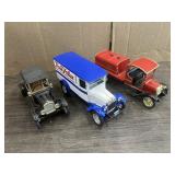 2 DIE CAST PIGGY BANKS & 1927 TRUCK