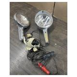 2 VINTAGE SPOT LIGHTS