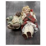 2 VINTAGE DOLLS