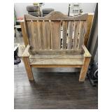 WOODEN GARDEN BENCH
