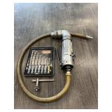 BLUE POINT AIR ANGLE DRILL W/BITS