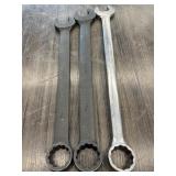 2 SNAP ON & 1 ARMSTRONG WRENCHES