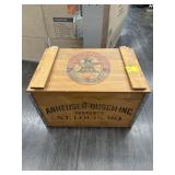 ANHEUSER-BUESCH WOODEN CRATE