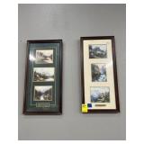 2 THOMAS KINKADE WALL DECORS