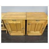 PAIR OF END TABLES