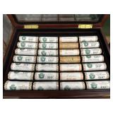 28 ROLLS OF UNCIRCULATED QUARTERS