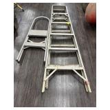 6' ALUMINUM LADDER & STEP STOOL