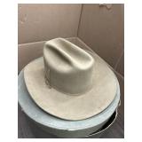 STETSON COWBOY HAT 3X -SIZE 6 7/8'
