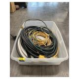 EXTENSION CORDS & WATER HOSE
