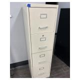 4 DRAWER METAL FILING CABINET
