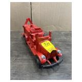 VINTAGE CAST IRON FIRE TRUCK