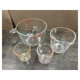 PYREX MEASURING CUPS