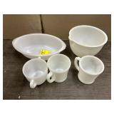 VINTAGE GLASBAKE, FIRE-KING & PYREX DISHWARE