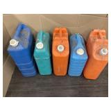 5 WATER JUGS