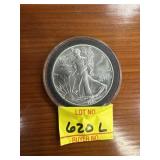1991 1OZ SILVER EAGLE COIN