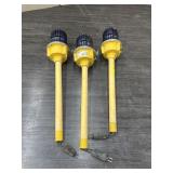 3 RUNWAY MARKER LIGHTS