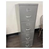 4 DRAWER METAL FILING CABINET