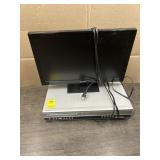 SAMSUNG MONITOR & PHILLIPS DVD/VHS PLAYER