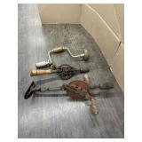 VINTAGE HAND DRILLS
