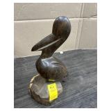 WOODEN PELICAN DECOR