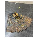 VINTAGE LICENSE PLATES