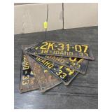 VINTAGE LICENSE PLATES