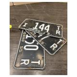 VINTAGE LICENSE PLATES