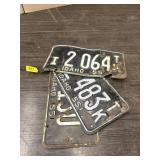 VINTAGE LICENSE PLATES