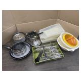 TUPPERWARE, POTS & PANS & SILVERWARE