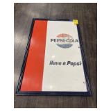 VINTAGE PEPSI COLA WALL DECOR