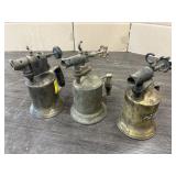 3 VINTAGE TORCHS