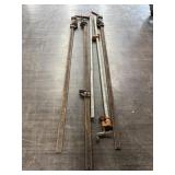 4 LARGE PIPE VISES