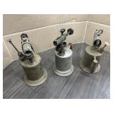 3 VINTAGE TORCHS